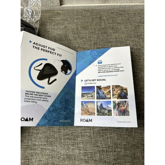 ROAM Stationary Bike Seat Cushion Cover Comfort Gel Universal Bicycle Pad Saddle - Picture 8 of 8